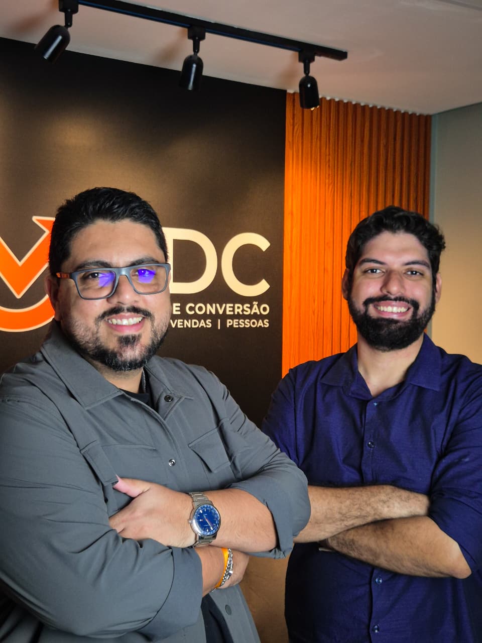 Eduardo Salgado e Lahire Cavalléro, sócios-fundadores da MDC